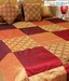 Dekor World Five Piece Polysilk Rust Bed Sheet Set