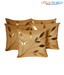 Dekor World Beige Leaves Cushion Cover Set