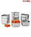 Dezinox Classy Steel Bowl Set - 6 Pcs