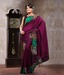 Fnf Wonderful Purple Bhagalpuri Silk Sarees