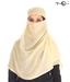 Favola Fawn Georgette Crystallized Designer Hijab