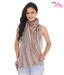 Ilina Casual Brown & Sky Blue Stole