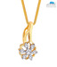 Asmi Pristine Floral Diamond & Gold Pendant