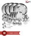 Kitchen pro 24 pcs Stainless Steel Dinner Set