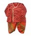 Exclusive from Jaipur Red & Green Angrakha Dhoti Kurta For Kids For Kids