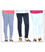 Good Way Grey-Black-White Pack Of 3 Leggings
