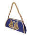 Moksh Navy Blue Paisley Embellished Clutch
