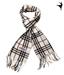 Quittance Off-White & Black Checkered Muffler