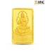 MNC 20 Gm 24kt Hallmarked Goddess Lakshmi Gold Bar With 999 Fineness