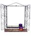 Treasure Hunt Metal Wall Mirror With Shelf