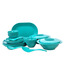 Incrizma Green 32 Pcs Round Dinner Set