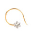 Jewel Creation 0.05Ct Diamond Nosepin In 18Kt Gold