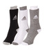 Adidas Grey, Black & White Socks - 3 Pair Pack