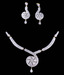 Magan Swirly CZ Dazzle Necklace Set