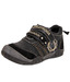 Little Frogs Black Ankle Length Shoes