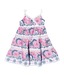 Beebay Bow Strap Tiered Dress For Kids