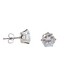 Angel Glitter CZ Solitaire Earrings