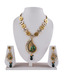 Adhira Paisley Design Golden Plated Necklace Set