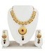 Adhira Circular Golden Dial Design Necklace Set