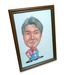 Live The Art Coloured Caricature of a Single Person