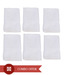 SS Face Towel- White (Set of 6)