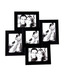 Celestial Wooden Black Wall Photo Frame Collage - 5 Frames