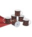Clay Craft Unique Coffee Mug Set - 6 Pcs