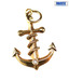 Facetz Designer Anchor Diamond & Silver Charm Pendant