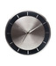 Cosmosgalaxy Stylish Round Silver Wall Clock