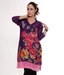 Frolic Purple Cotton Printed Kurti