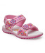 Kittens Pink Floral Applique Flat Sandals