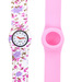 Noise Kids Purple Flowers & Pink Straps Grip-on Watch
