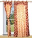 Shandar Lily Rust Door Curtain