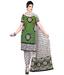 Salwar Studio Green-Black Cotton Printed Unstitched Suit With Dupatta