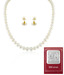 Jpearls One Line Elegant Pearls Necklace Set With A Freebie