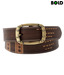Bold Dark Brown Contemporary Designed Smart Belt