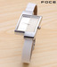 Foce White Designer Case Watch