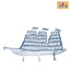 The Decoration Store Ship Design Three Hooks Clothes Hanger