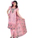 Fabdeal Vivacious Pink Embroidered Unstitched Suit With Dupatta