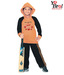 Yobro Orange & Black Night Suit