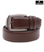 Calvino Stylish Brown Grain Finish Belt