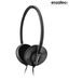 Enzatec Stereo Aluminum Big Headphone-Hs703Bk Black Silver
