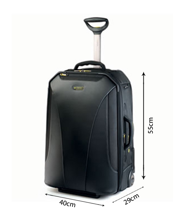 Carlton Armourlite Expandable Black 55cms Trolley