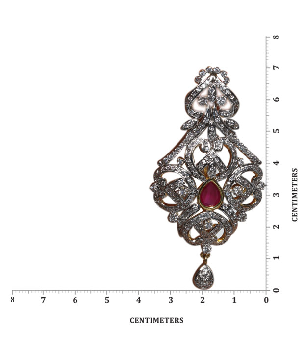 Diva Art Magnificent American Diamond Bridal Set