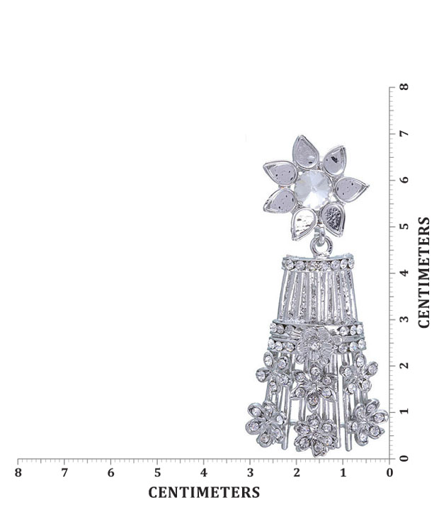 Kriaa Graceful White Earrings