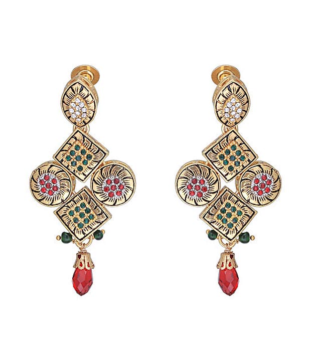Kriaa Attractive Crystal Necklace Set