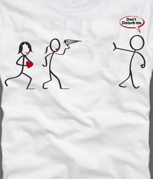 Mad Variants White Dontdisturbme T-Shirt