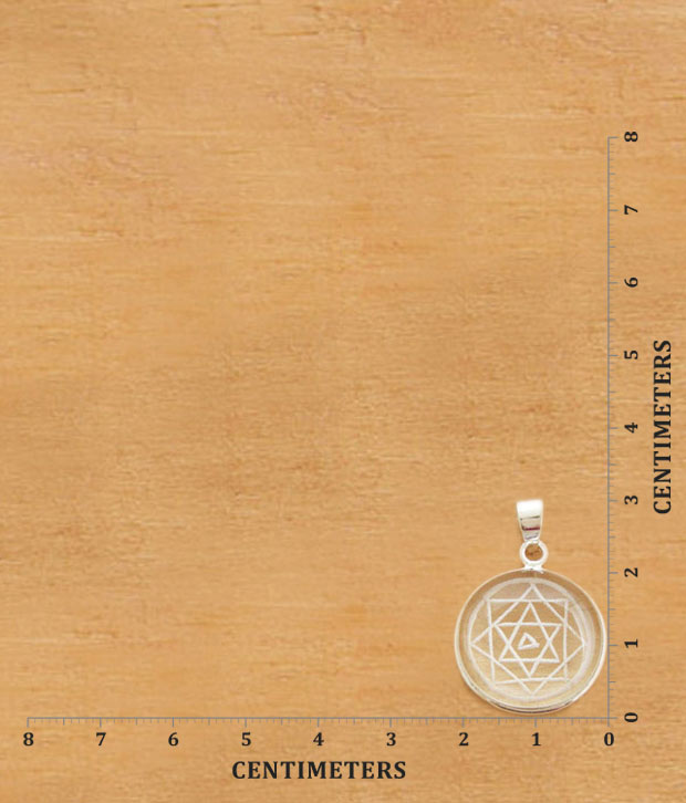 Designer Silver Shree Yantra Sterling Silver Pendant