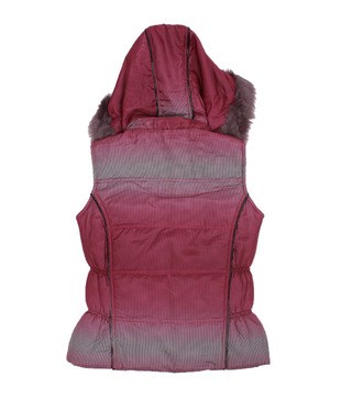 Fort Collins Pink Checkered Hooded Jacket For Kids