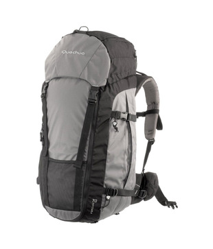 Quechua Forclaz 70 Grey Backpack (Size 70L)